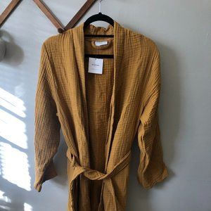 NWT Parachute Cotton Robe in Amber